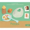 Pause déjeuner, dinette pour poupée POMEA de Djeco 7778