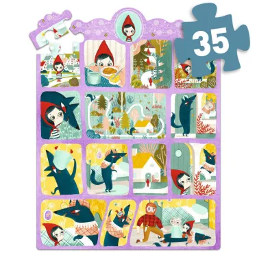 Story puzzle Djeco Le Petit Chaperon rouge 35 pcs DJECO 7050