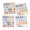 Chiffres magnétiques FERFLEX - Couleur Bleu Caramel