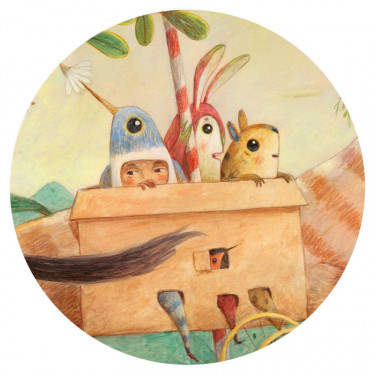 "Wonderful Ride" Puzzle gallery 100 pcs DJECO 7681