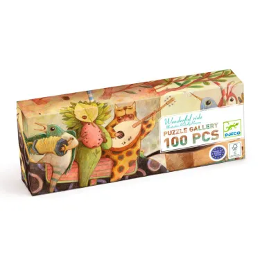 "Wonderful Ride" Puzzle gallery 100 pcs DJECO 7681