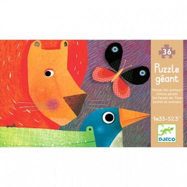 La parade des animaux, puzzle géant 36 pcs DJECO DJO7171