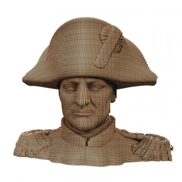 Puzzle sculpture 3D en carton - Napoléon Bonaparte - Cartonic