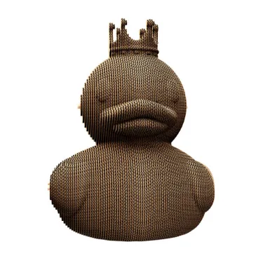 Puzzle sculpture 3D en carton - Canard - Cartonic