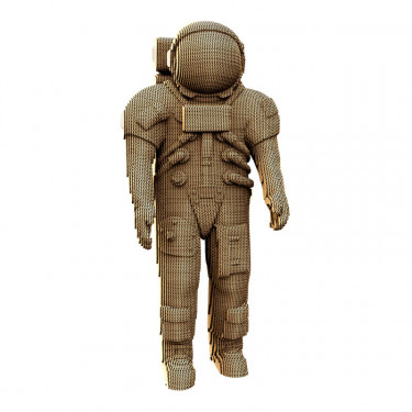Puzzle sculpture 3D en carton - Astronaute - Cartonic