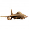 Puzzle sculpture 3D en carton - F16 Fighting Falcon - Cartonic