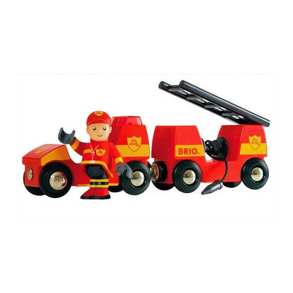 Véhicule pompier sons et lumières Brio 33576 Véhicule pompier sons et lumières Brio 33576