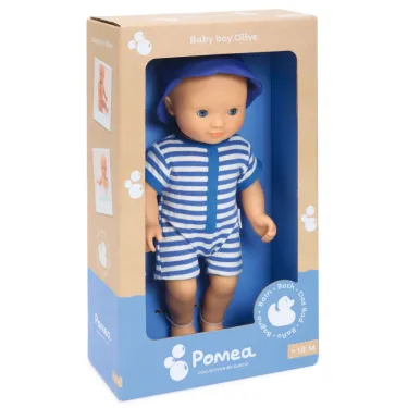 Poupée baigneur garçon "Olive" POMEA de Djeco 7883