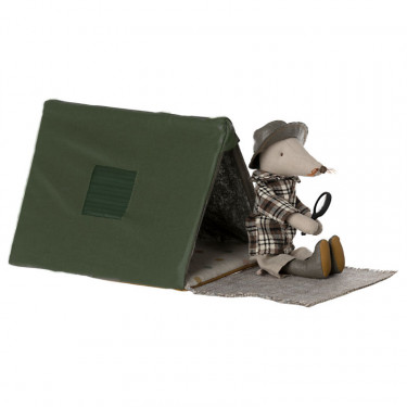 Tente de camping individuelle pour la randonnée - souris Maileg