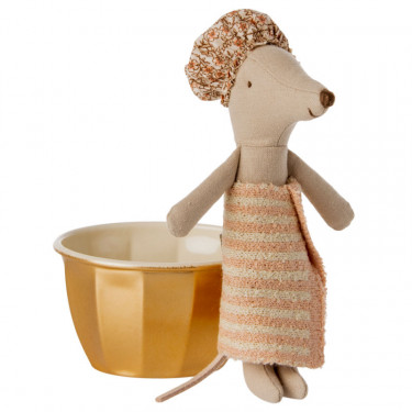 Maman souris dans son bain Maileg - Grande soeur souris