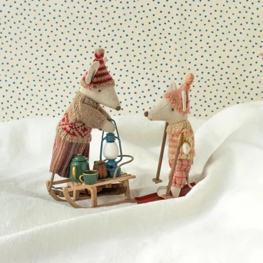 Le goûter de Noël des souris Maileg