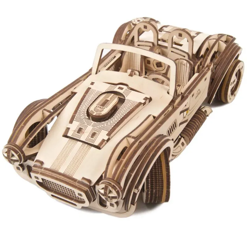 Voiture de course Cobra – UGEARS Puzzle 3D Mécanique