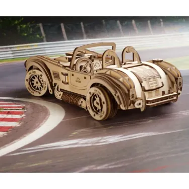 Voiture de course Cobra – UGEARS Puzzle 3D Mécanique