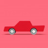 Voiture en bois Waytoplay rouge "Back and Forth"
