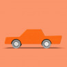 Voiture en bois Waytoplay orange "Back and Forth"