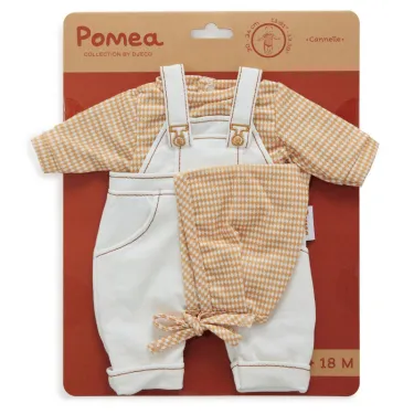 Tenue Cannelle, vêtement de poupée POMEA de Djeco 7732