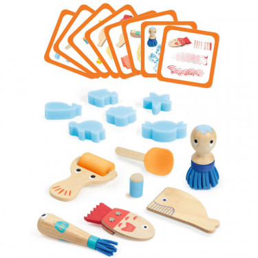 Outils de peinture pour enfants - DJECO 9014