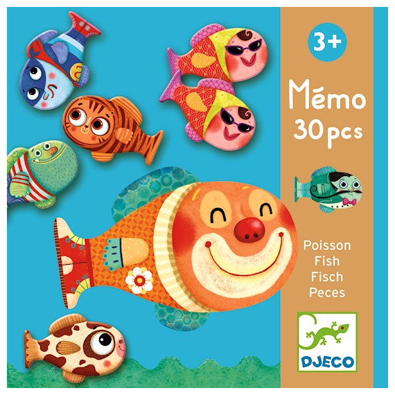 Mémo Poissons DJECO 8169 Mémo Poissons DJECO 8169