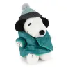 Peluche Snoopy assis avec sa doudoune - 17cm