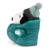 Peluche Snoopy assis avec sa doudoune - 17cm