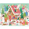 "La Maison en pain d'épices" Puzzle silhouette 36 pcs CROCODILE CREEK