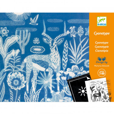 Coffret cyanotype "Savane nocturne" DJECO 9343