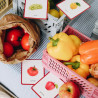 Imagier FRUITS & LEGUMES mini Mondy, cartes de nomenclature OBSERVE Montessori