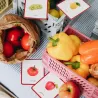 Imagier FRUITS & LEGUMES mini Mondy, cartes de nomenclature OBSERVE Montessori
