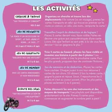 Imagier LOISIRS mini Mondy, cartes de nomenclature OBSERVE Montessori