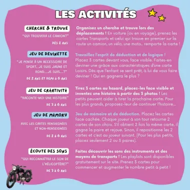 Imagier LOISIRS mini Mondy, cartes de nomenclature OBSERVE Montessori