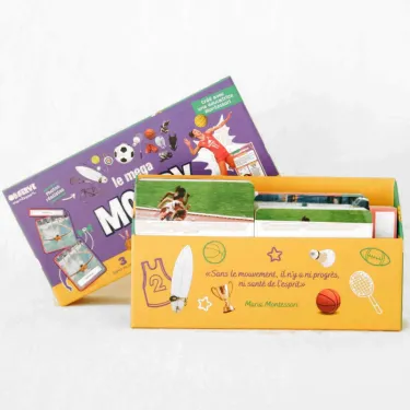 Imagier des SPORTS OLYMPIQUES mega Mondy, cartes de nomenclature OBSERVE Montessori
