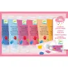 6 tubes de peinture à doigts pour enfant - couleurs "sweet" DJECO 9000