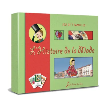 L'Histoire de la Mode, jeu de 7 familles Sylvie de Soye