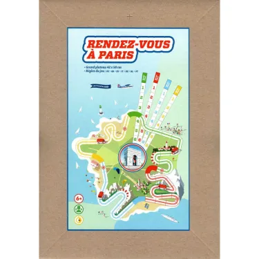 "Rendez-vous à Paris" Plateau de jeu Bernard et Eddy
