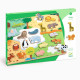 Puzzle en bois animaux 'Puzzlo Animo' 22 pcs DJECO 1830
