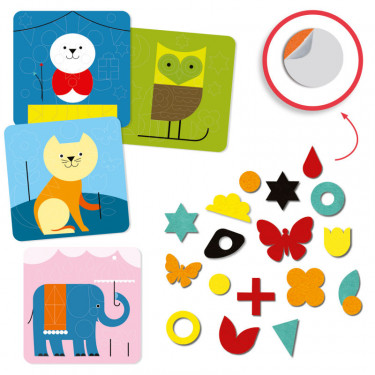 Tableaux de feutrine 'Douces créatures' DJECO 9863