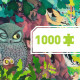 Puzzle 1000 pcs Hiboux et oiseaux DJECO 7644