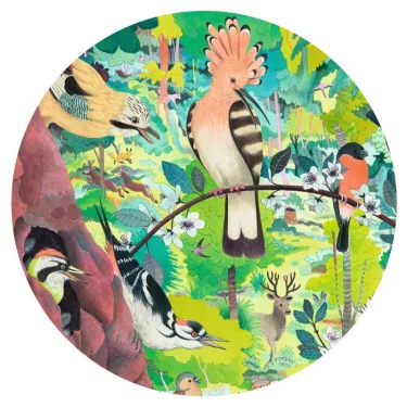 Puzzle 1000 pcs Hiboux et oiseaux DJECO 7644