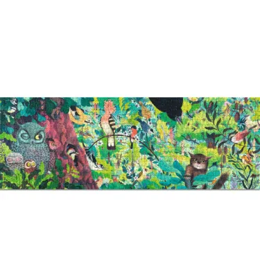 Puzzle 1000 pcs Hiboux et oiseaux DJECO 7644