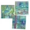 Pastels "Sur l'étang aux Nymphéas" DJECO 9384 inspired by Claude Monet