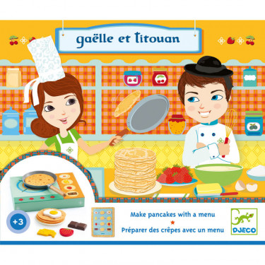 Dinette crêpes Gaelle et Titouan DJECO 6530