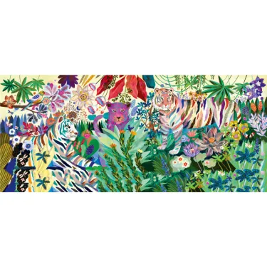 Puzzle 1000 pcs Rainbow tigers DJECO 7647