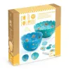 2 coupelles bleues en papier à créer "Dans la mer" DJECO 7983