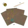 Cartes à gratter 'Le règne des dinosaures' DJECO 9726