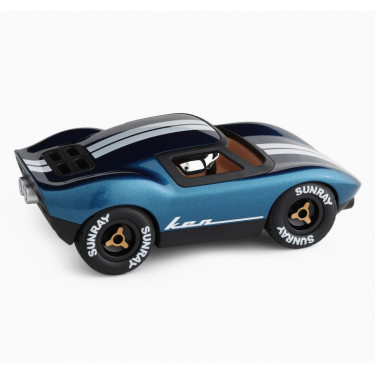 Voiture Playforever mini Ken Cash bleu