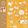 Kit animaux DIY "Ferme" DJECO 8000 Color. Assemble. Play