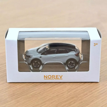 Renault Captur 2024 Gris Rafale NOREV - 1/64