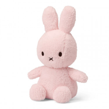 Peluche Miffy lapin extra-doux rose bonbon 23cm