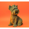 Puzzle sculpture 3D en carton - Chien Yorkshire Terrier - Cartonic