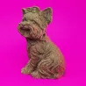 Puzzle sculpture 3D en carton - Chien Yorkshire Terrier - Cartonic